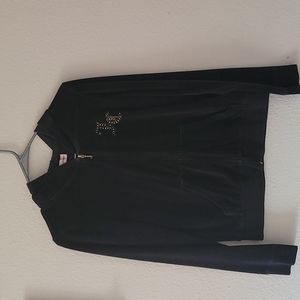 Juicy Couture zip up, medium, black